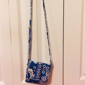 Vera Bradley Blue Paisley Crossbody